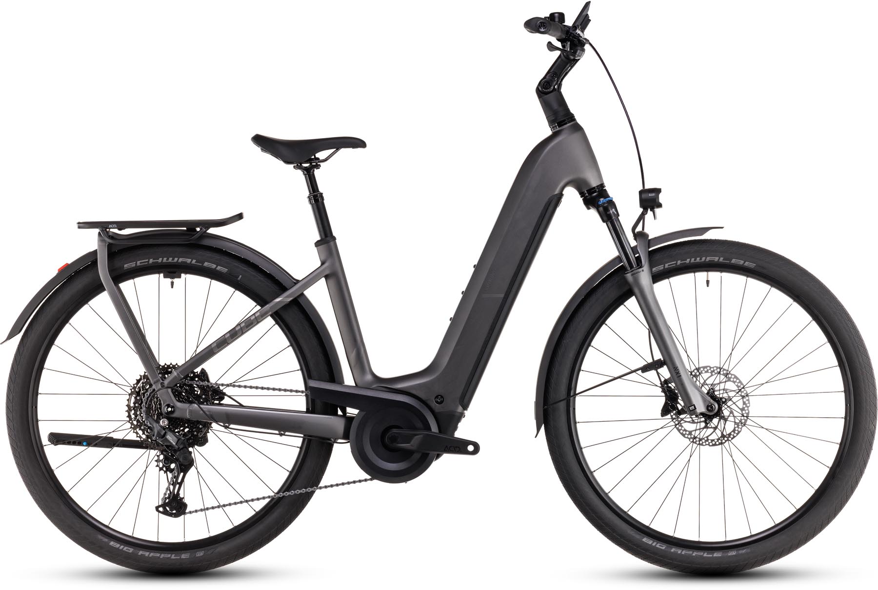 Cube Kathmandu Hybrid Pro 800 slabgrey n chrome 2025 - E-Bike da Trekking per principianti