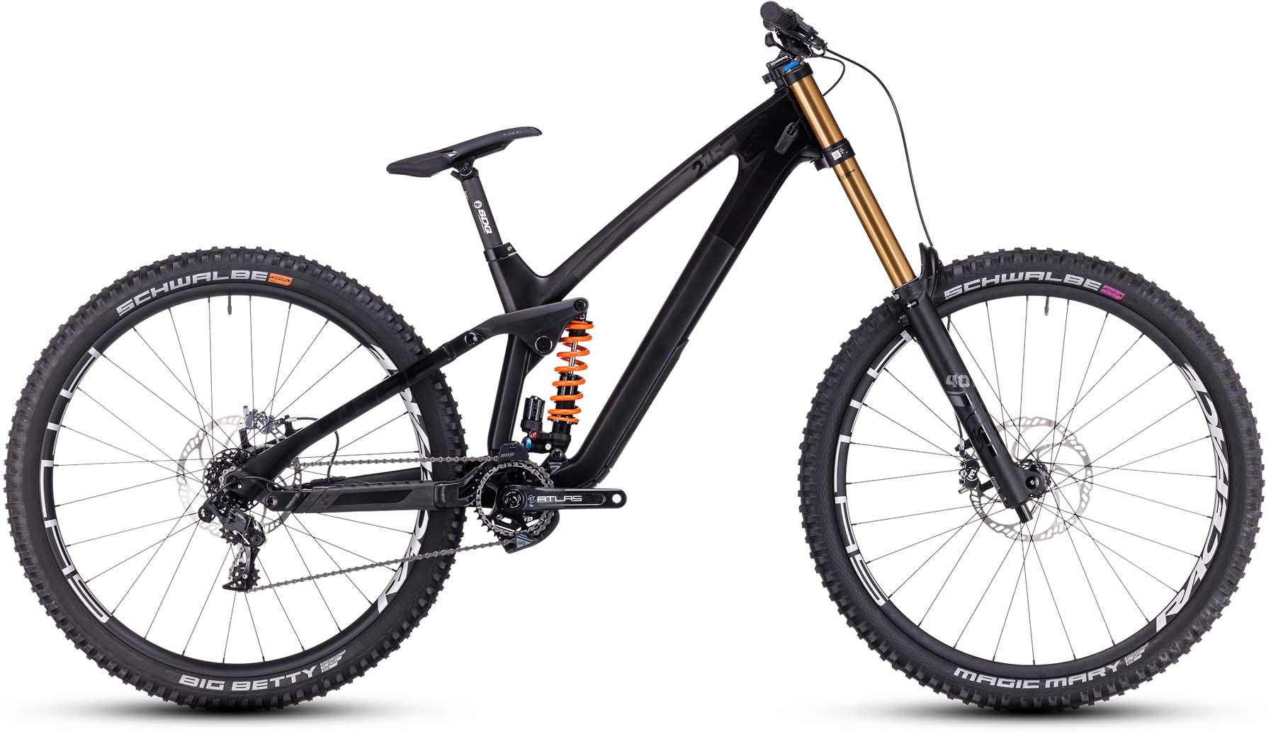 Cube TWO15 HPC SLT 29 carbon n black 2023 - Fully Mountainbike - con danni alla vernice - XL