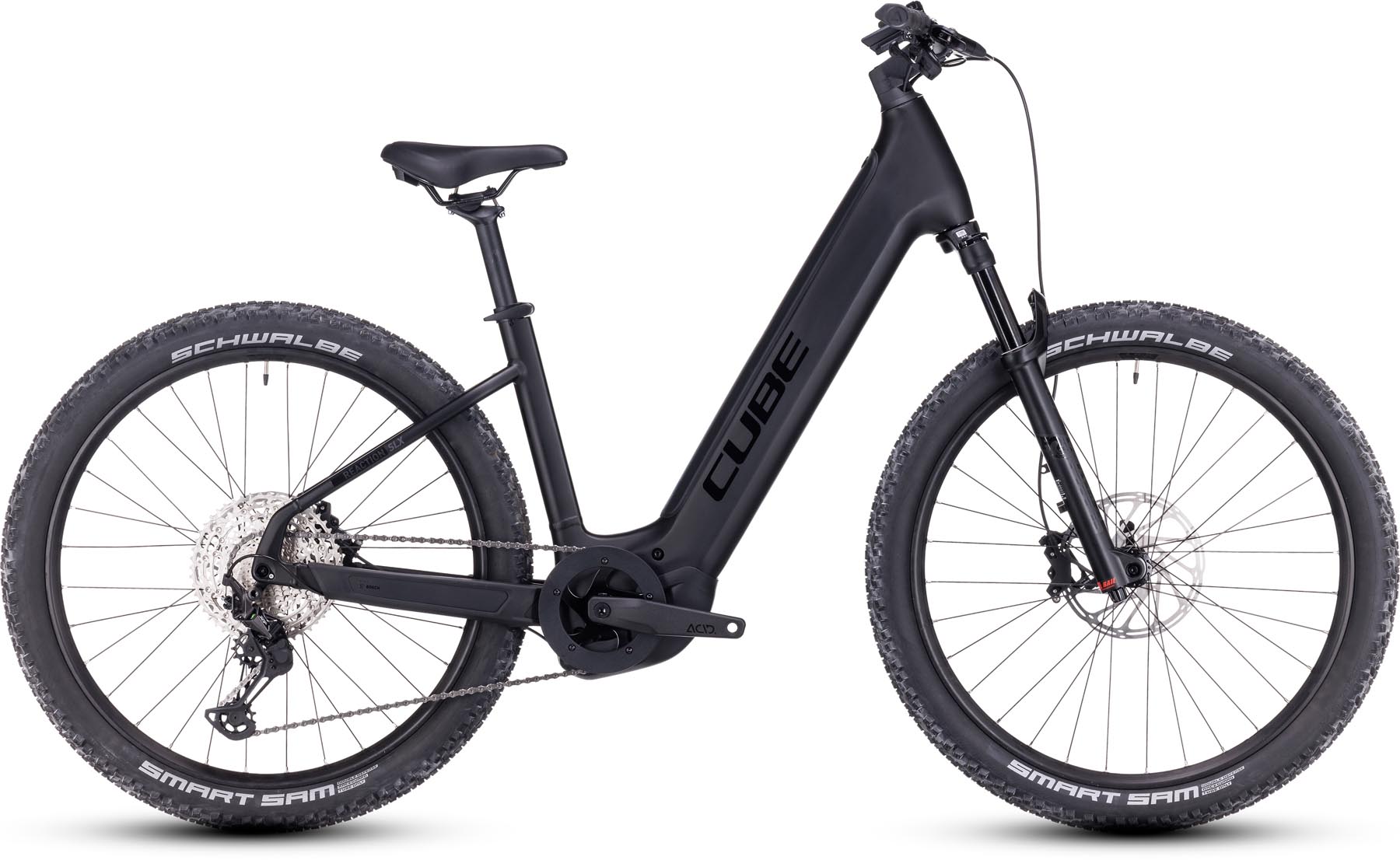 Cube Reaction Hybrid SLX 750 black n reflex 2024 - E-Bike Hardtail Mountainbike per principianti