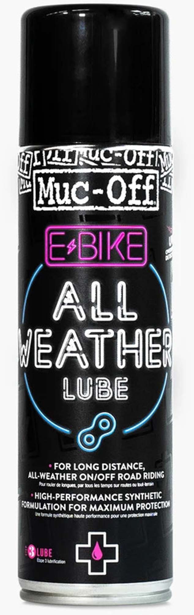 Muc-Off E-Bike All Weather Chain Lube 250ml (versione tedesca)