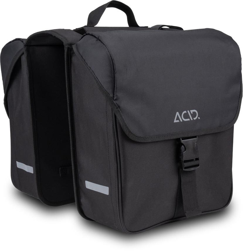 ACID Borsa laterale CMPT 15 DOUBLE nera