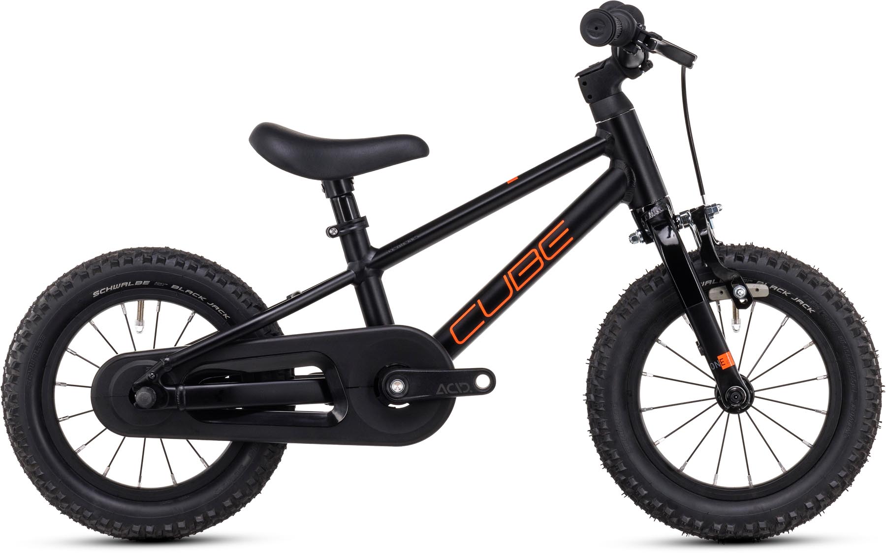 Cube Numove 120 RT black n orange 2025 - Bici per bambini 12 pollici