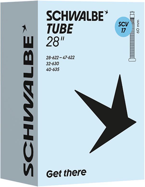 Schwalbe Tubo flessibile SCV17 28/47-622/635 IB 60 mm