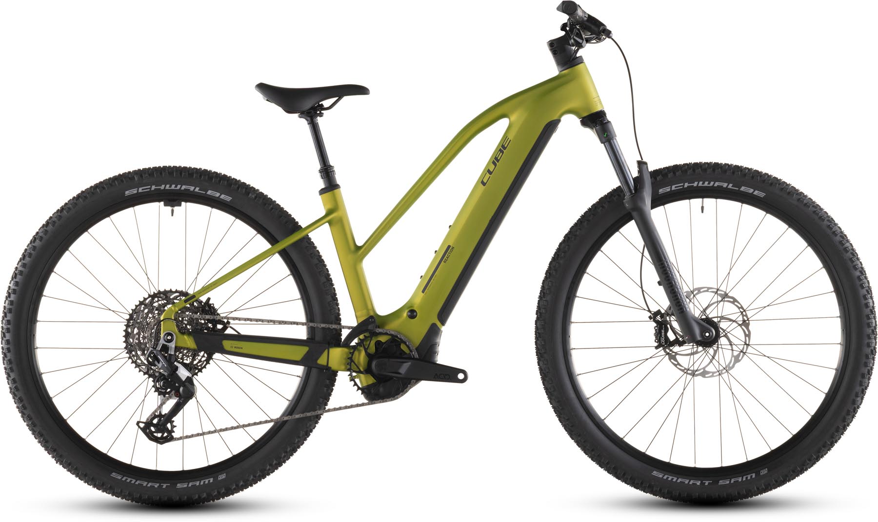 Cube Reaction Hybrid Race 800 lizard n black 2026 - E-Bike Hardtail Mountainbike per Donne