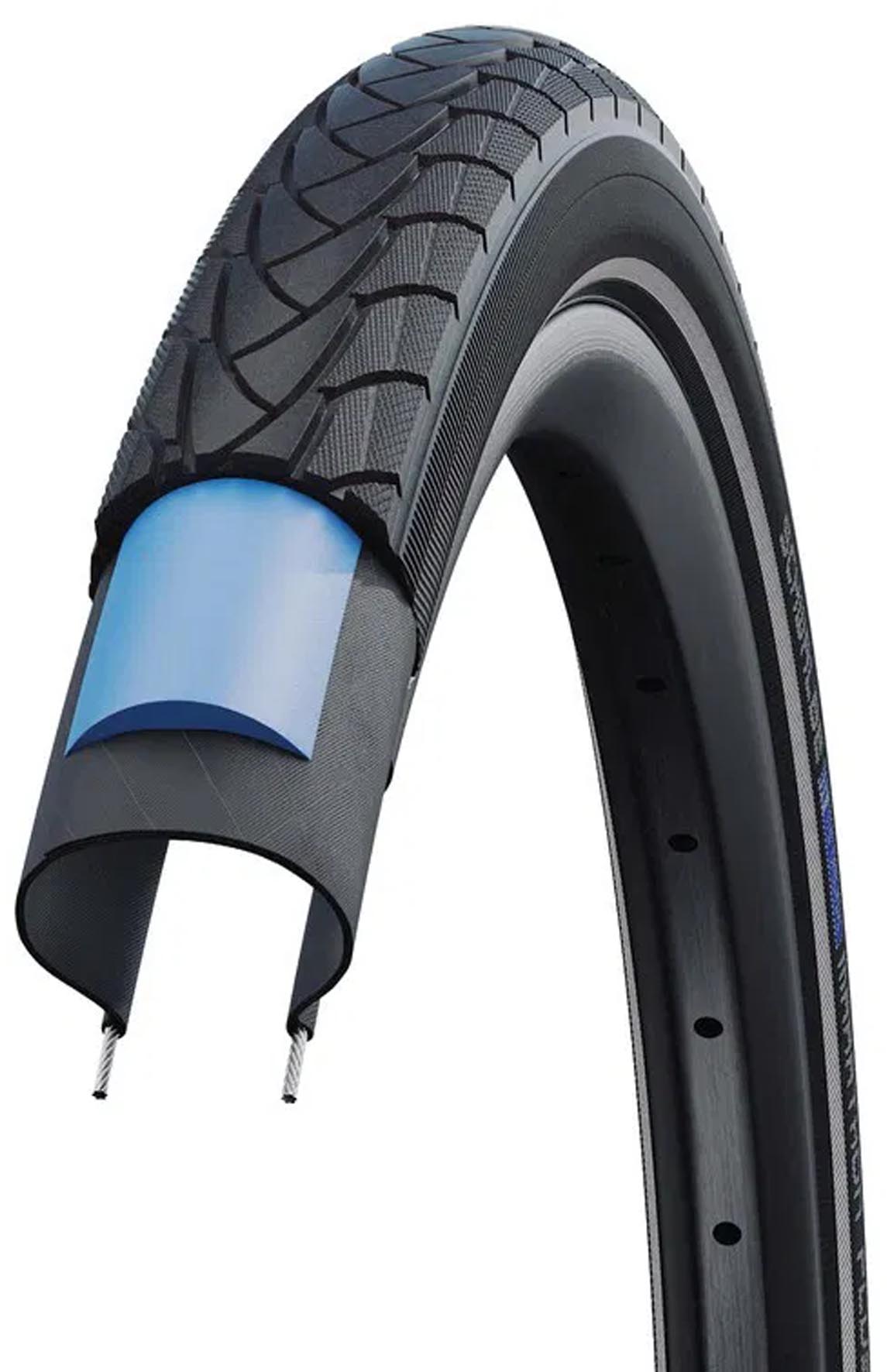 Schwalbe Pneumatico Marathon Plus HS 440 26x1 5/8" 42-590 sw-TwinSkin Rif. SG EC