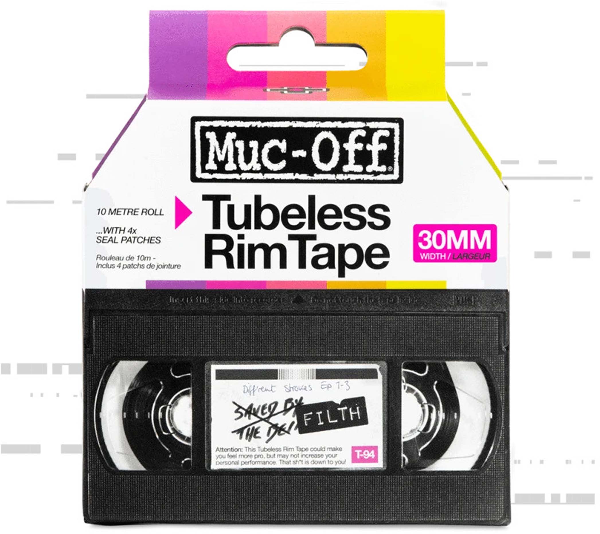 Muc-Off Nastro per cerchi Tubeless 10 m Rotolo rosa 30 mm