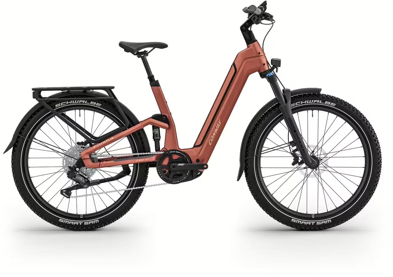 Conway Cairon SUV FS 6.0 Auto rustred matt 2026 - E-Bike Fully Mountainbike per principianti