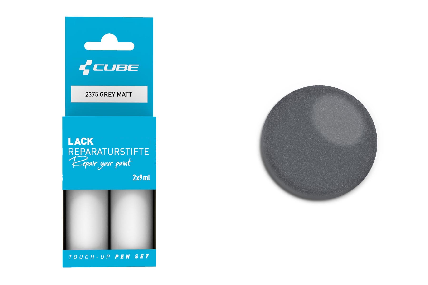 Cube Set di pennarelli per ritocchi grigio opaco 2375
