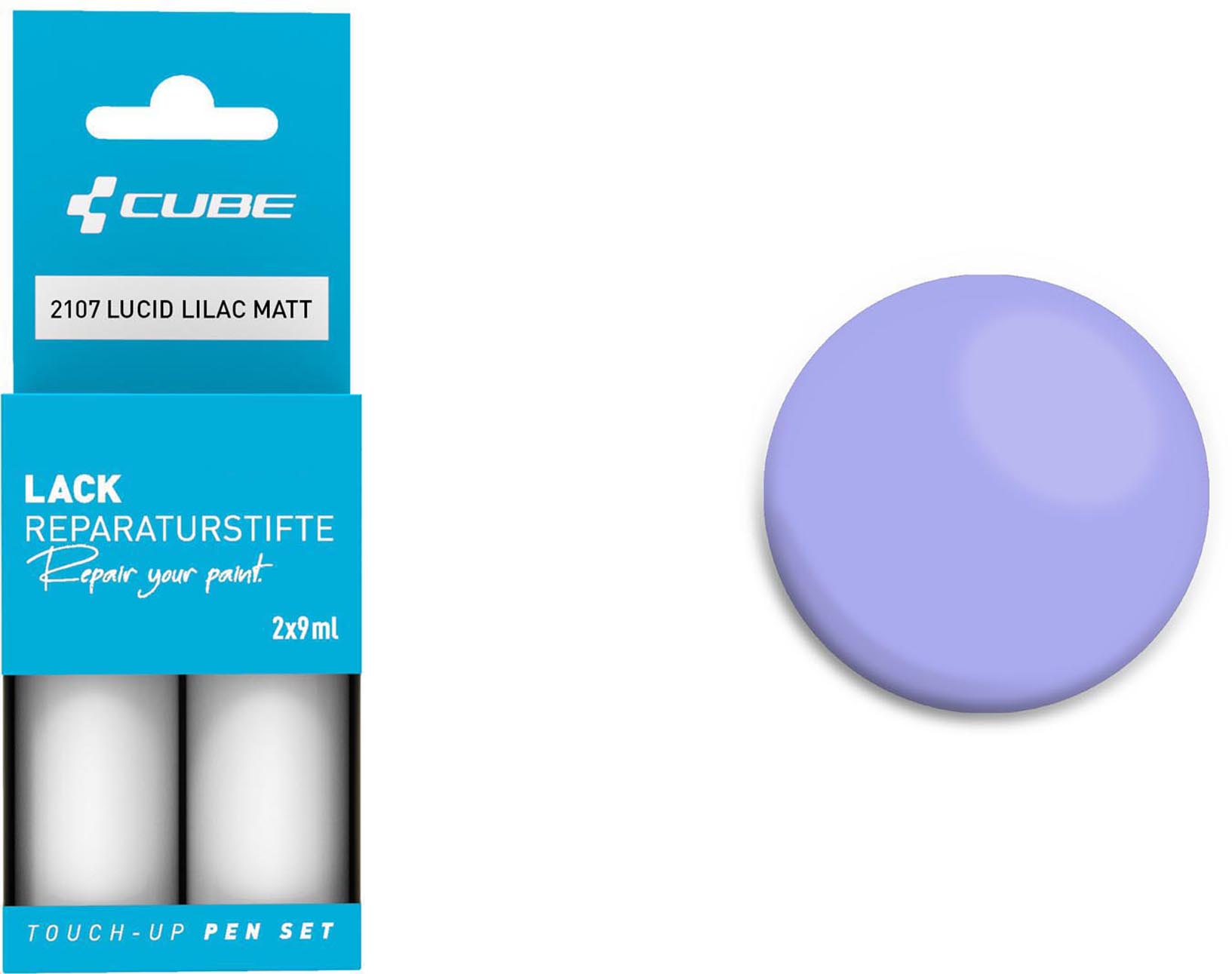 Cube Set di pennarelli per ritocchi LUCID LILAC opaco 2107