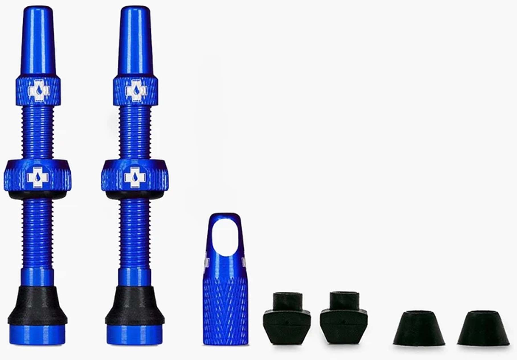 Muc-Off Kit valvola tubeless universale per MTB e Road  blu 60 mm