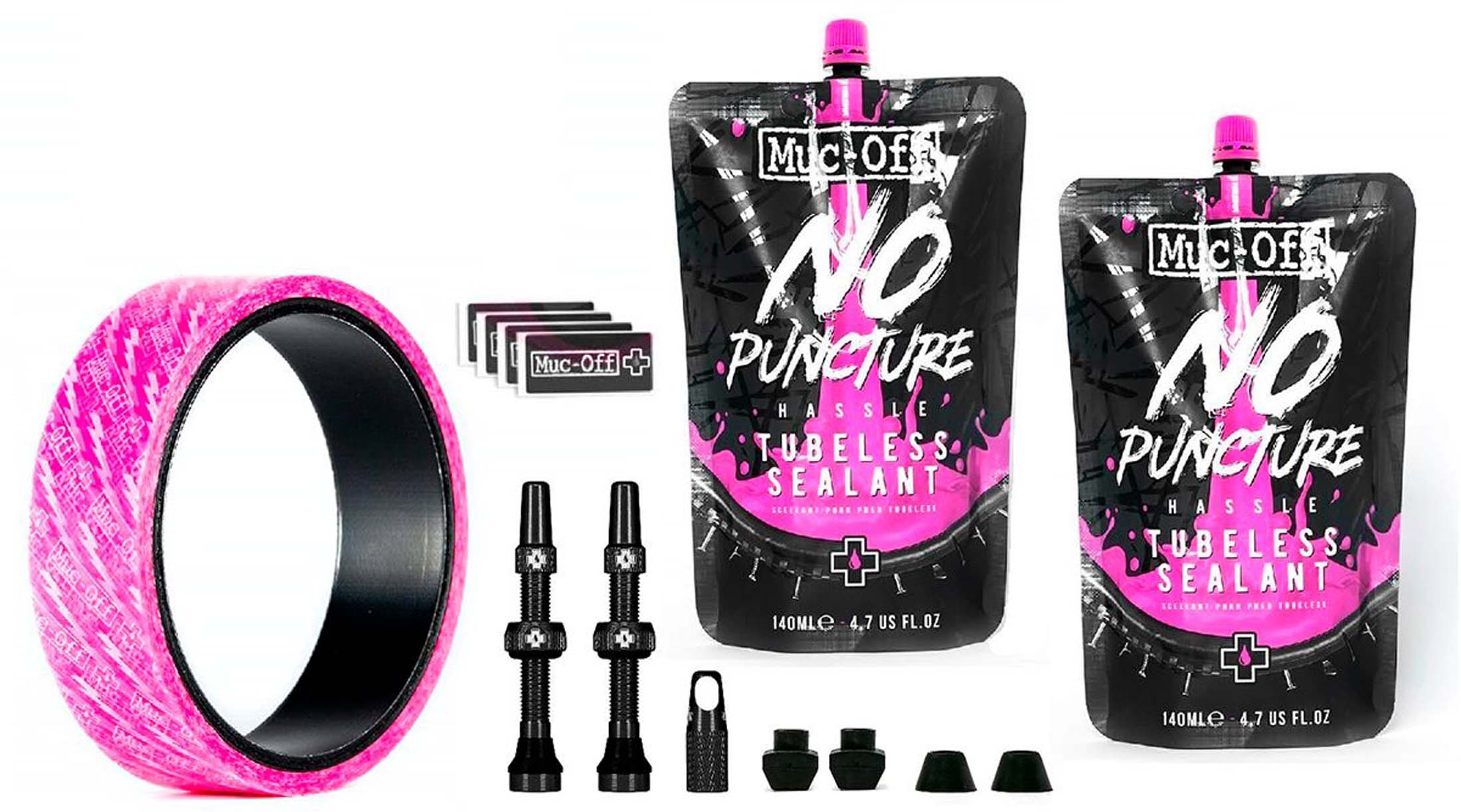 Muc-Off Kit UltimateTubeless - XC / Gravel rosa nos