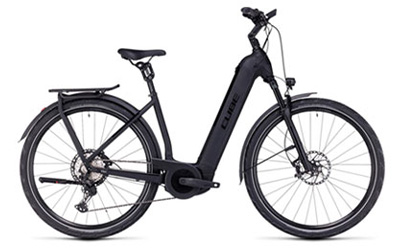 Qui trovi le e-bike Cube con telaio a scavalco basso.
