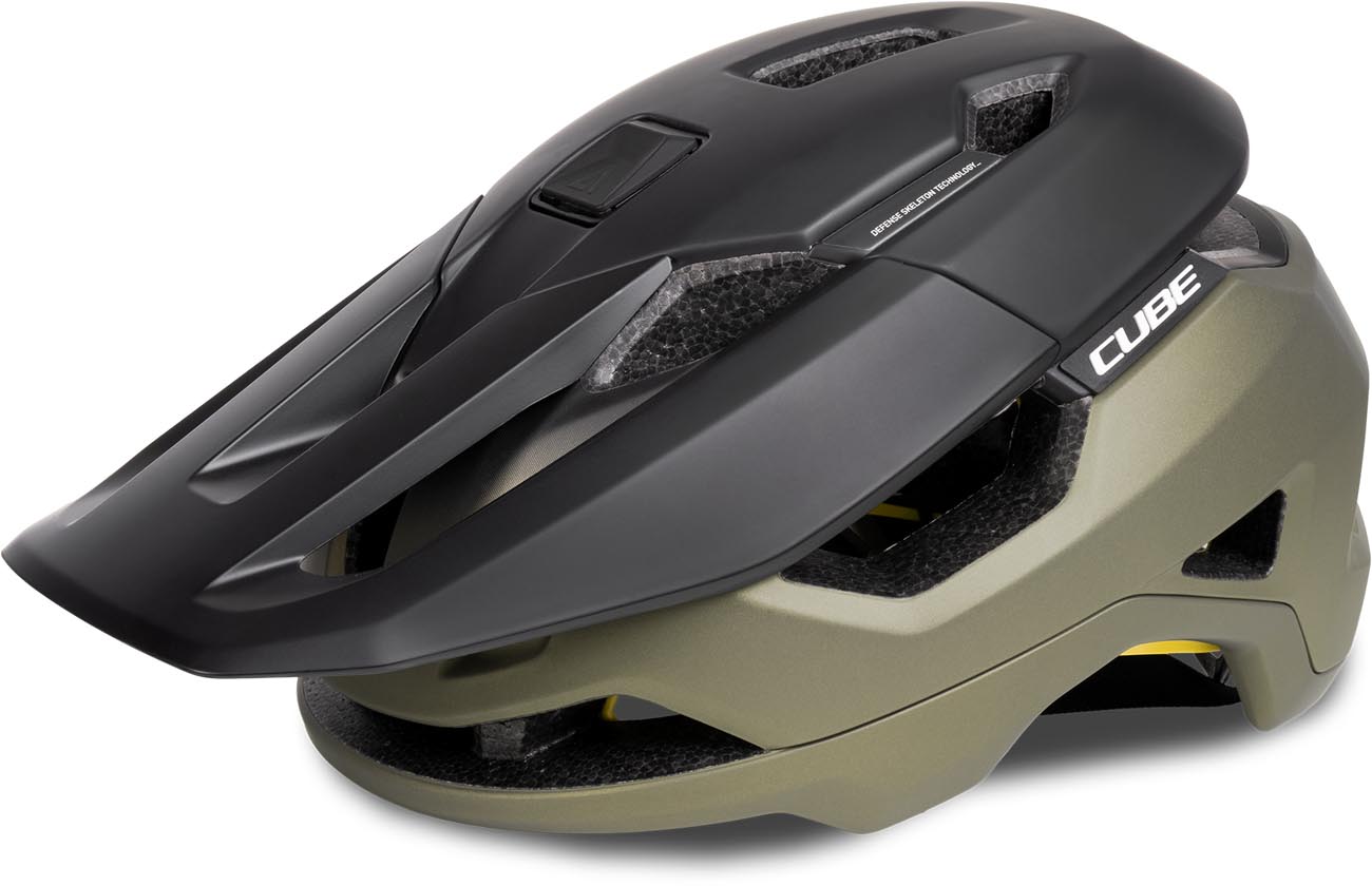 CUBE Casco TROOPER TM verde canna