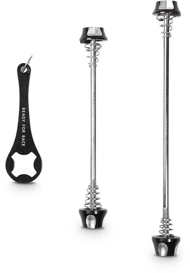 RFR Assi di serraggio - set con protezione antifurto nero