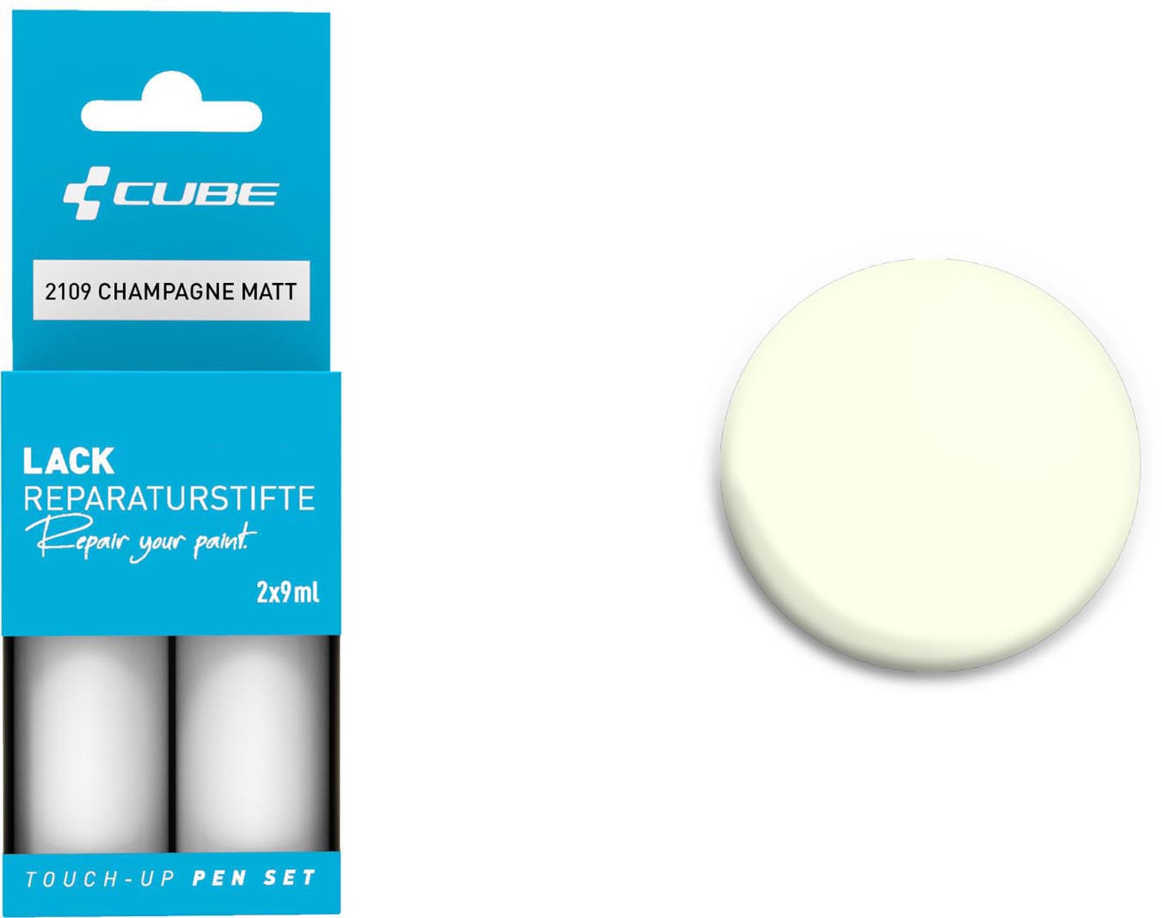 Cube Set di pennarelli per ritocchi CHAMPAGNE opaco 2109