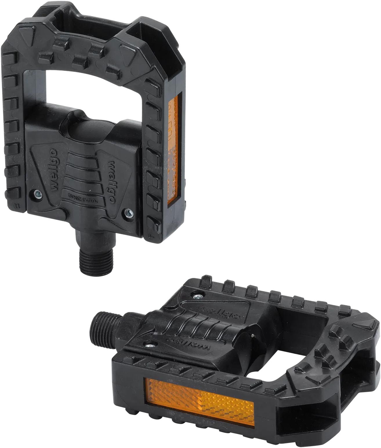 XLC Pedale pieghevole PD-F01 Plastica, nero, riflettore