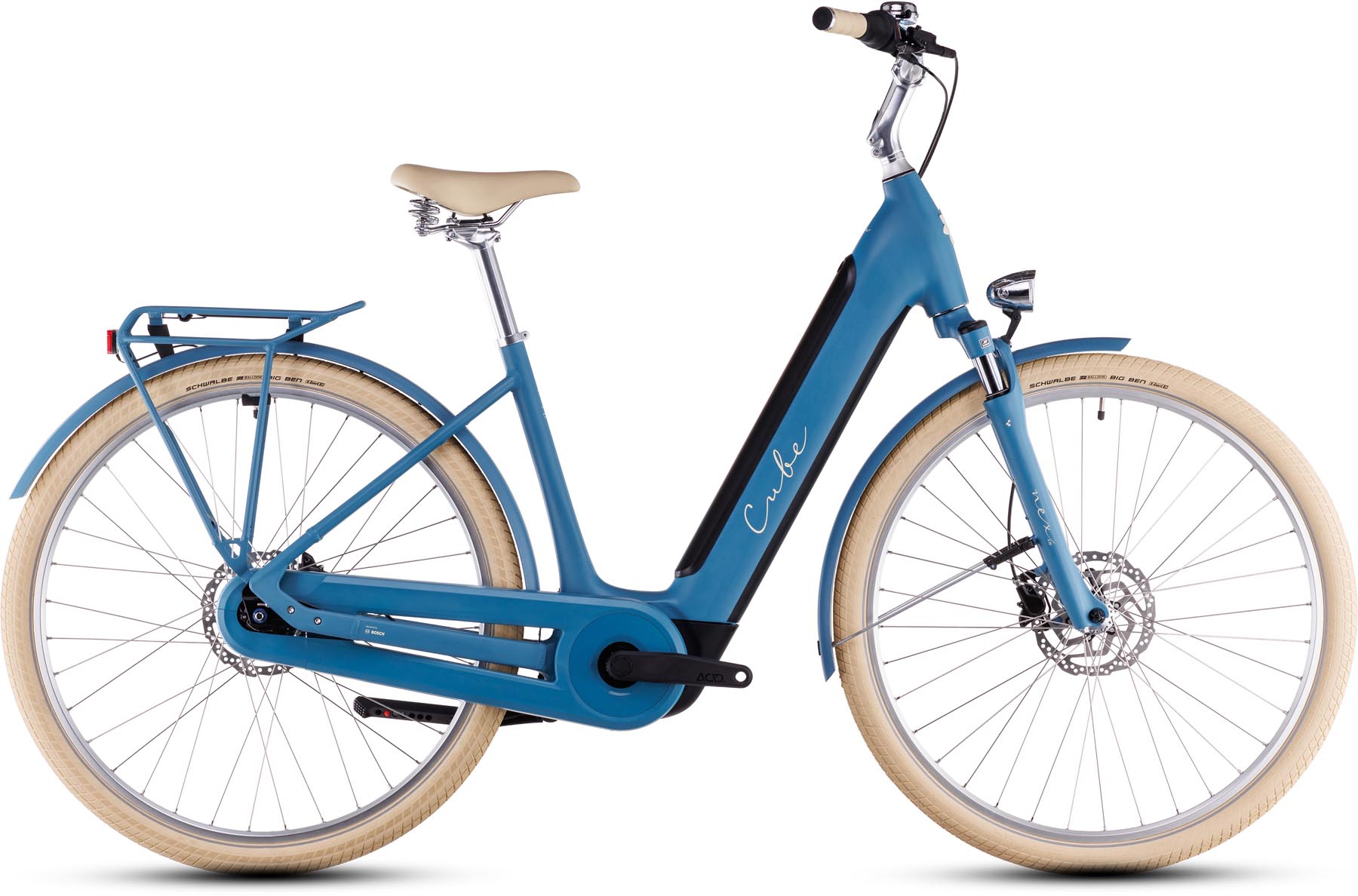 Cube Ella Hybrid 500 sphereblue n creme 2025 - E-Bike da Trekking per principianti