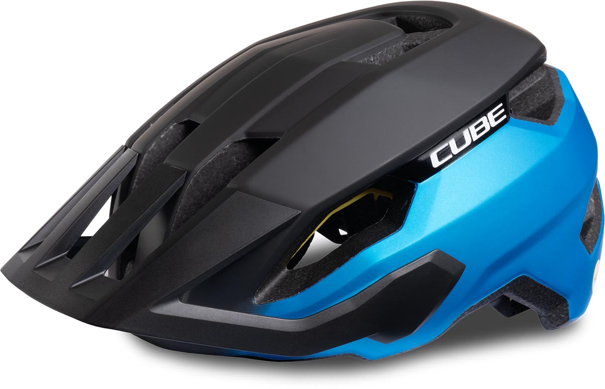 CUBE Casco STRAY X Actionteam blu topazio