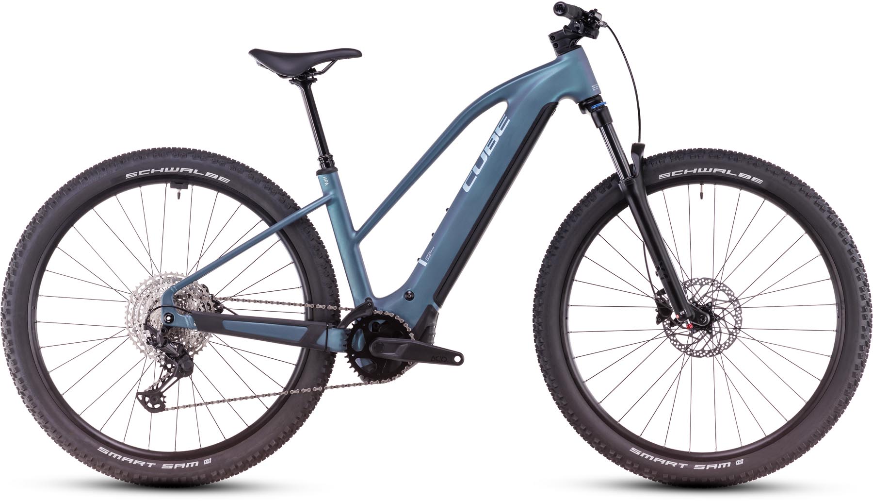 Cube Reaction Hybrid Pro 800 smaragdgrey n prism 2025 - E-Bike Hardtail Mountainbike per Donne