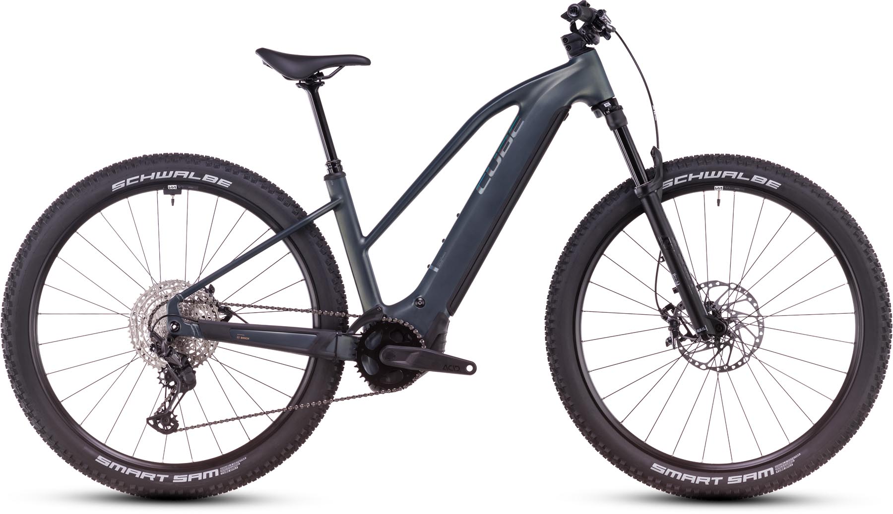 Cube Reaction Hybrid SLX 800 sagebrushgreen n prism 2025 - E-Bike Hardtail Mountainbike per Donne