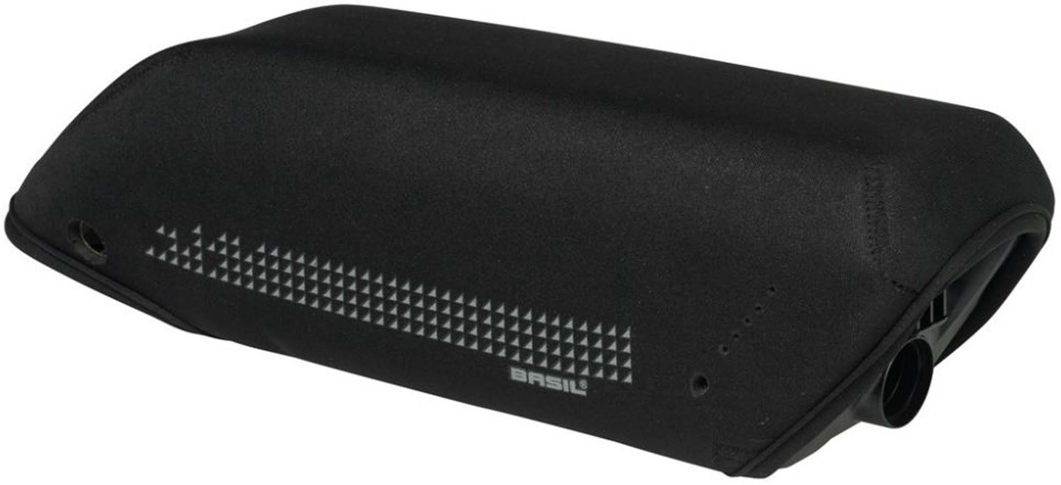 Basil Coperchio della batteria del tubo obliquo - coperchio del telaio per Bosch - nero lime