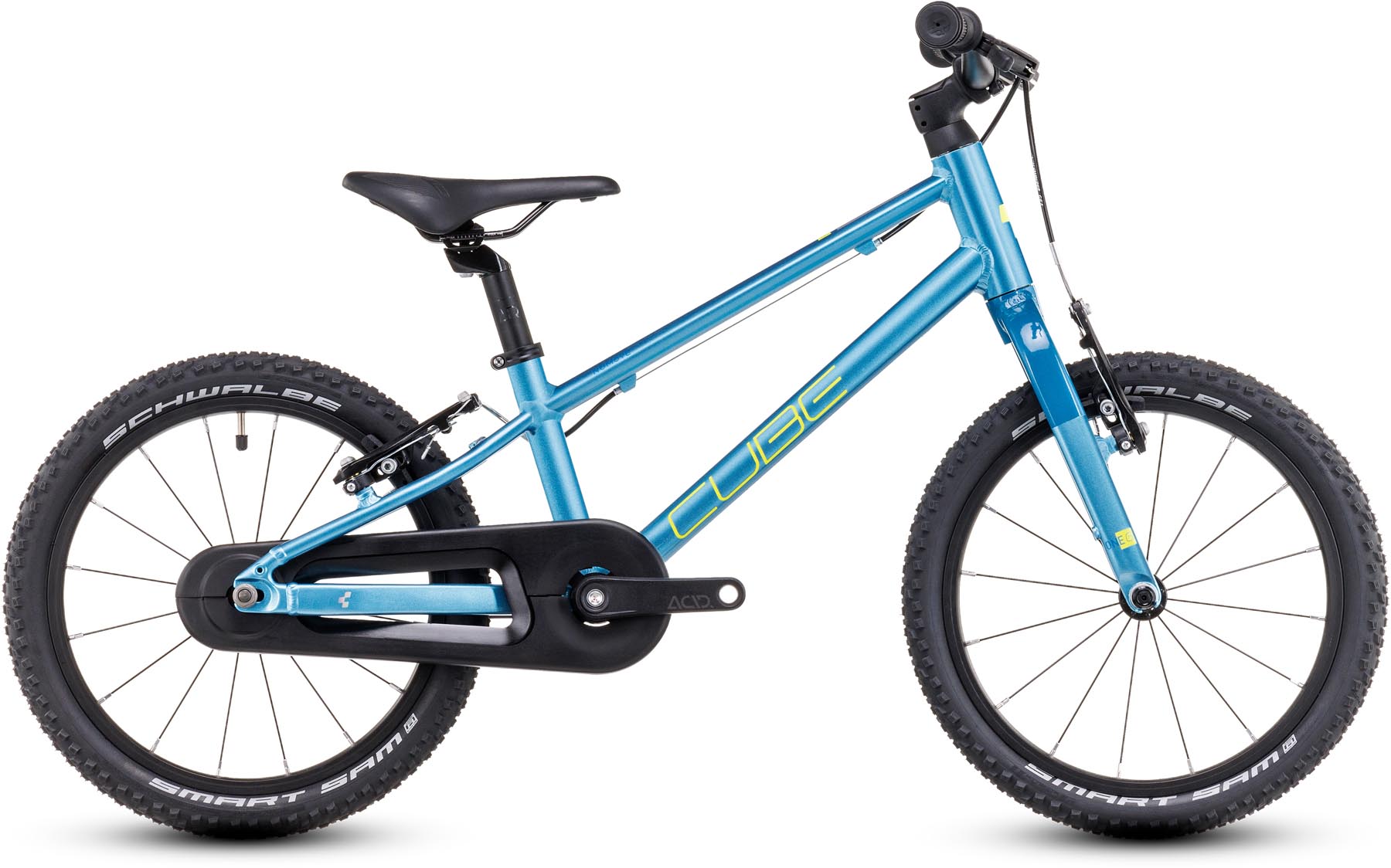 Cube Numove 160 blue n lime 2025 - Bici per bambini 16 pollici