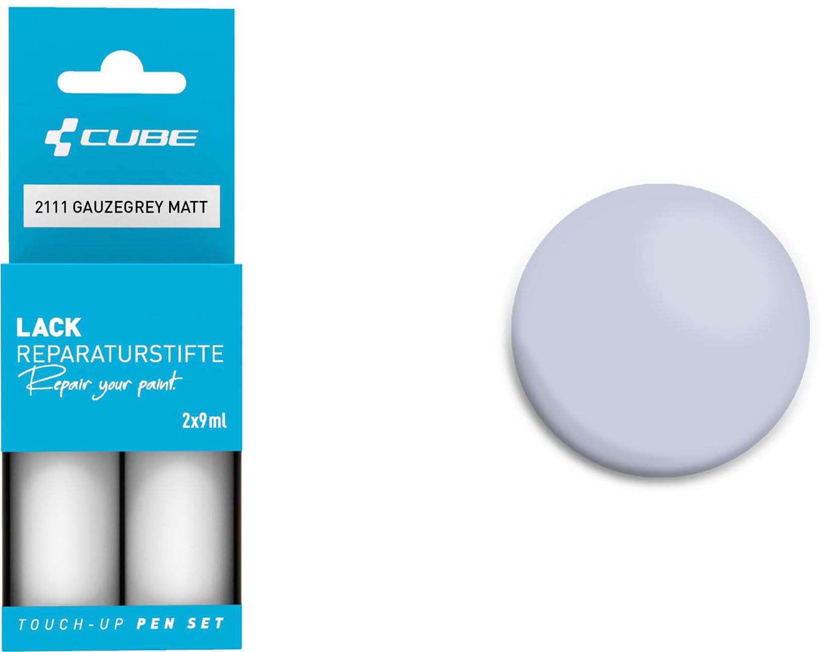 Cube Set di pennarelli per ritocchi GAUZEGREY opaco 2111