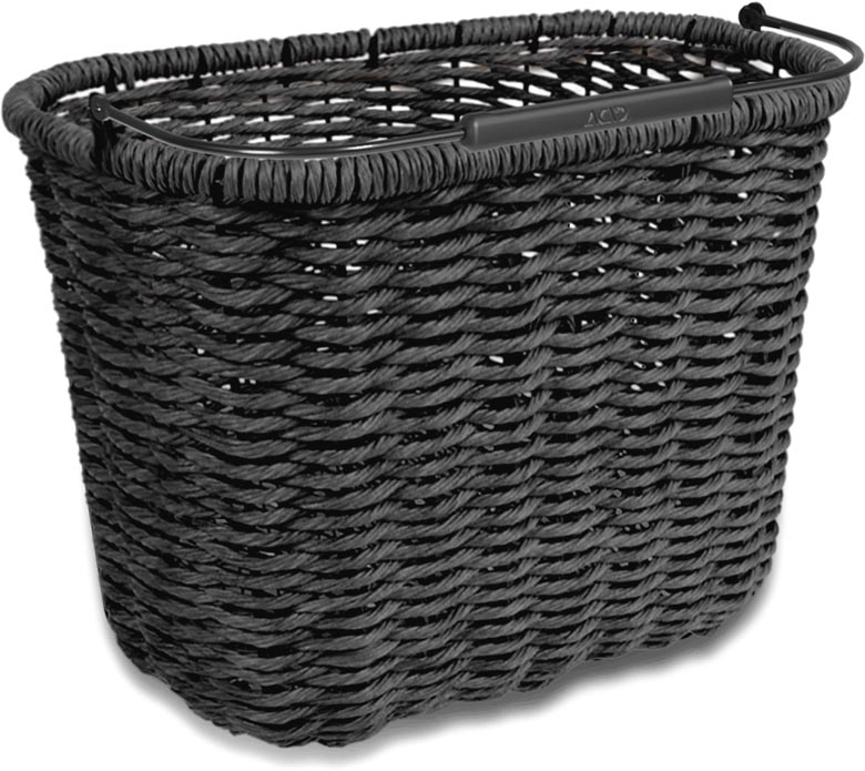 ACID Cestino da manubrio in rattan 16 FILink nero