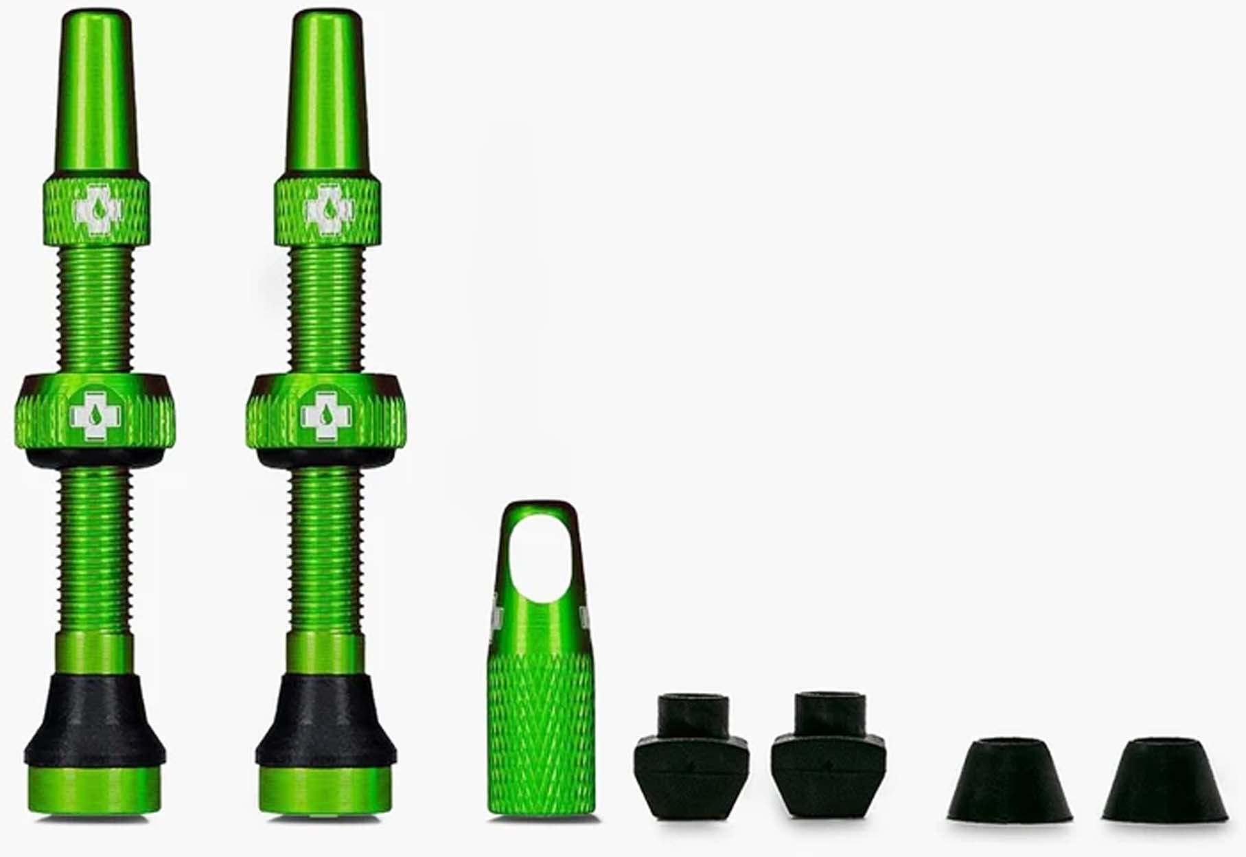 Muc-Off Kit valvola tubeless universale per MTB e Road verde 60