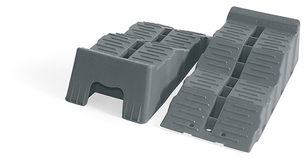 Fiamma Kit Level Up Jumbo Step Wedge Capacità di carico di 8 t per asse in pratica borsa