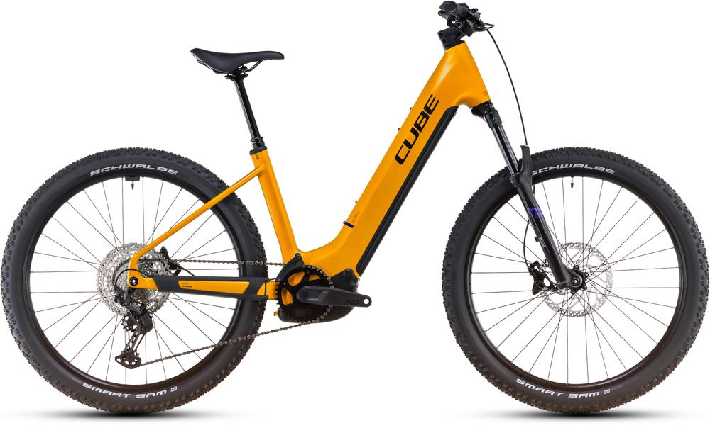 Cube Reaction Hybrid SLX 800 spectraorange n violet 2025 - E-Bike Hardtail Mountainbike per principianti