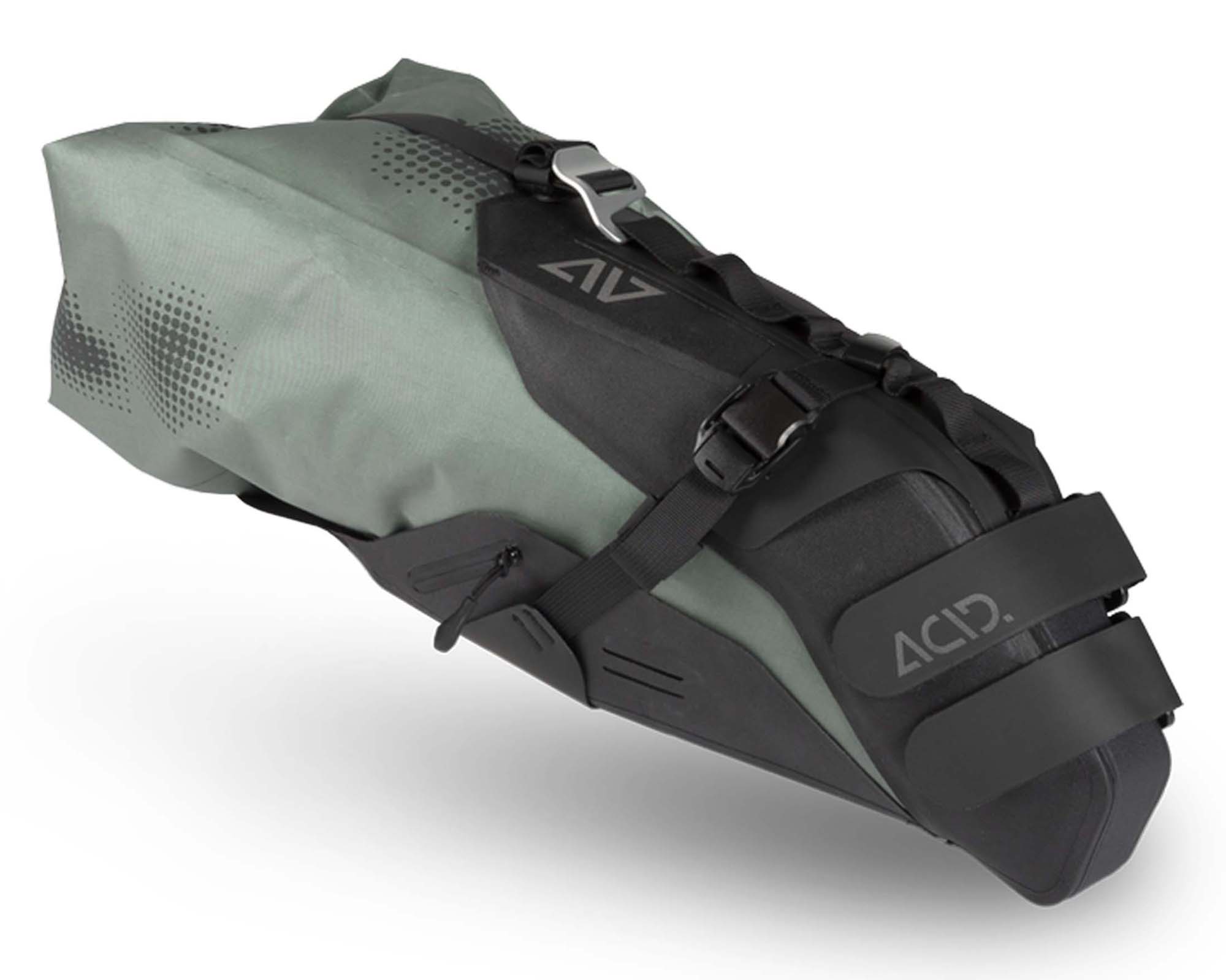 Acid Borsa da sella PACK PRO 15, nera e verde