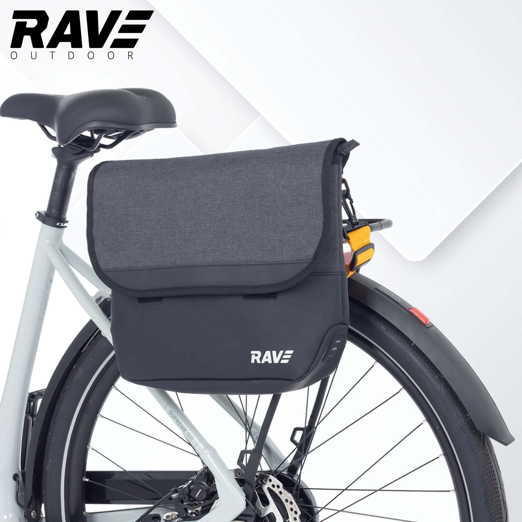 RAVE Borsa per bicicletta borsa business - circa 8 litri nero
