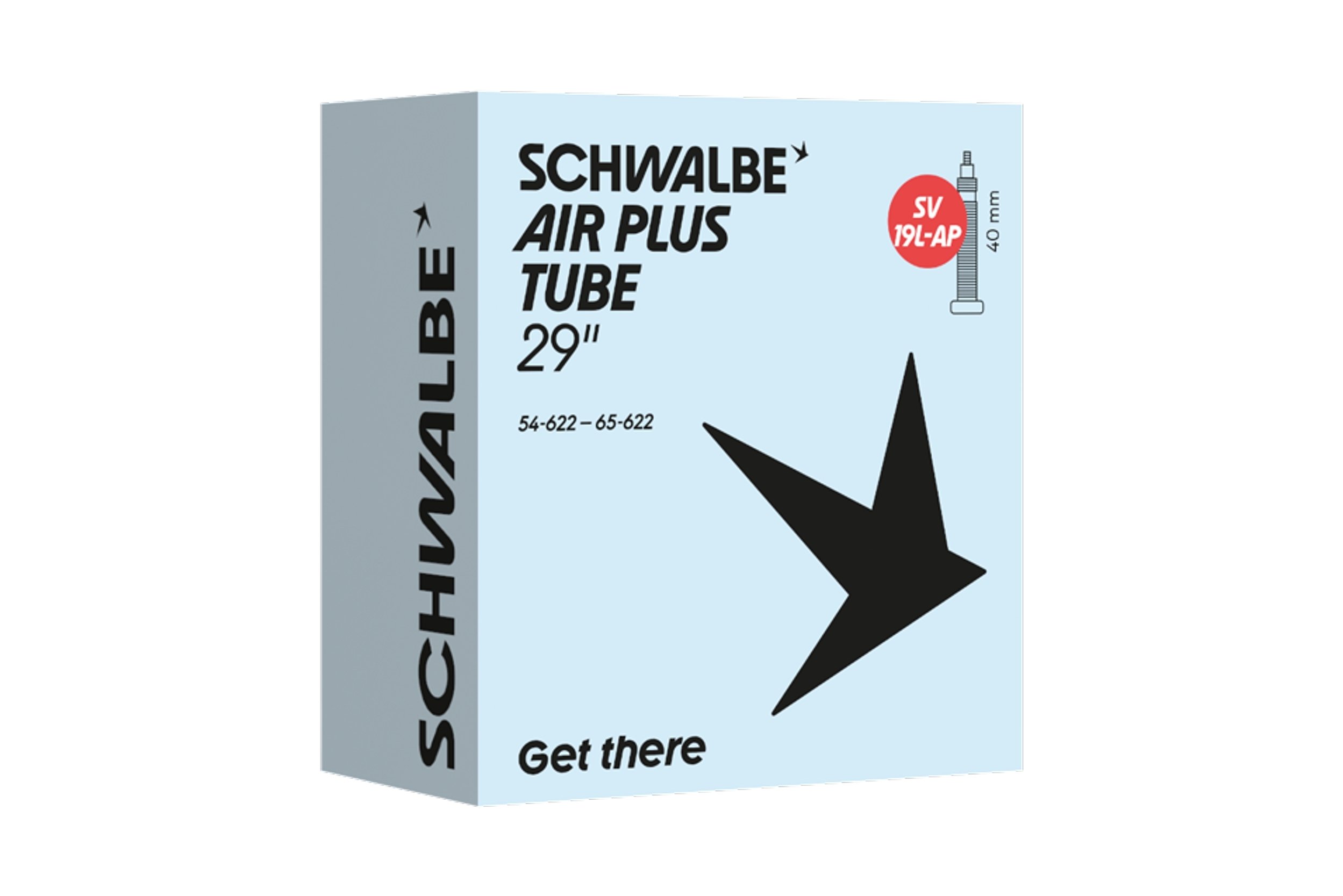 Schwalbe Tubo n. 19L AP - Air Plus 29/29+" 54/65-622 SV 40 mm n. 19AP