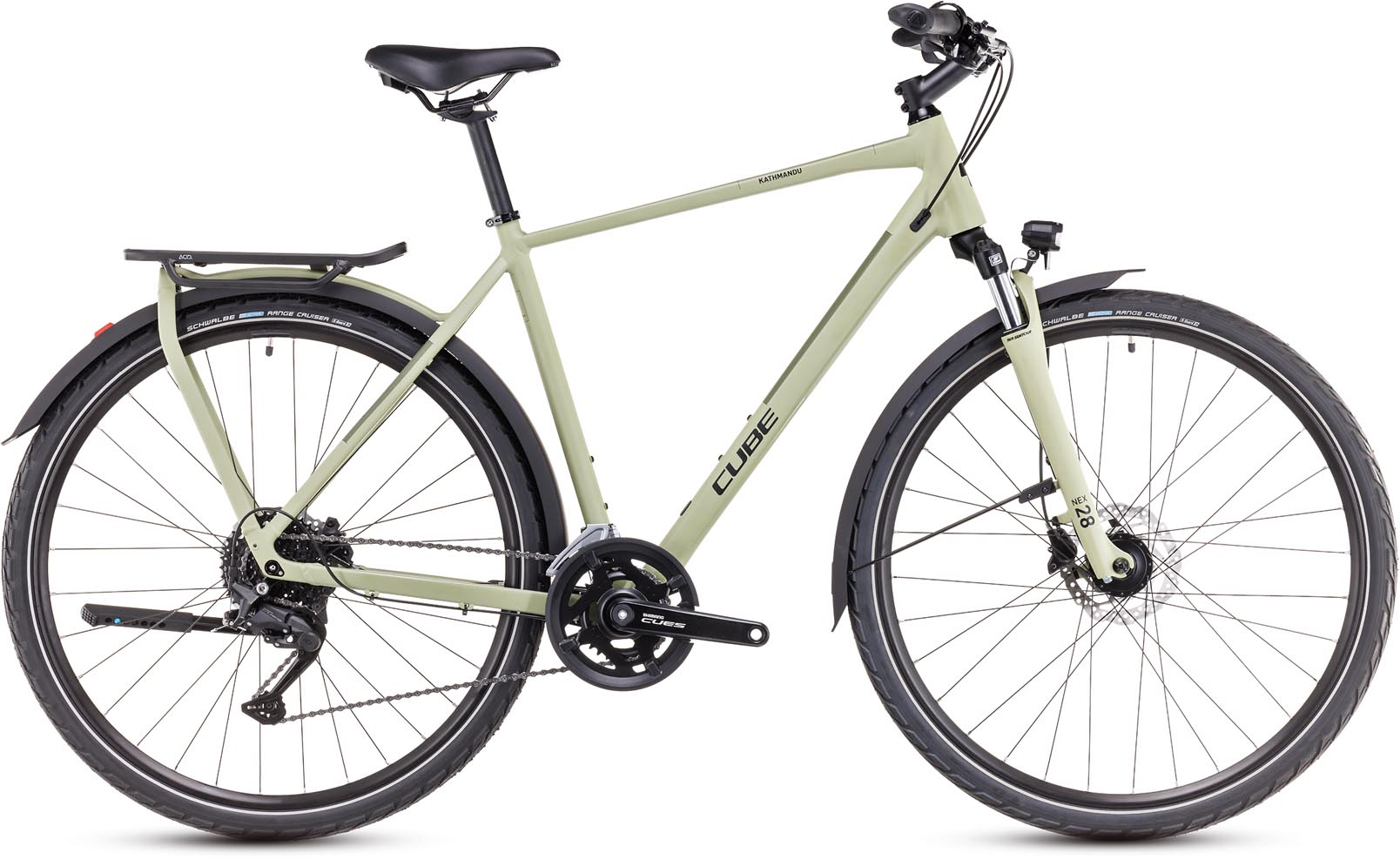 Cube Kathmandu ONE green n black 2024 - Bici da Trekking per Uomini