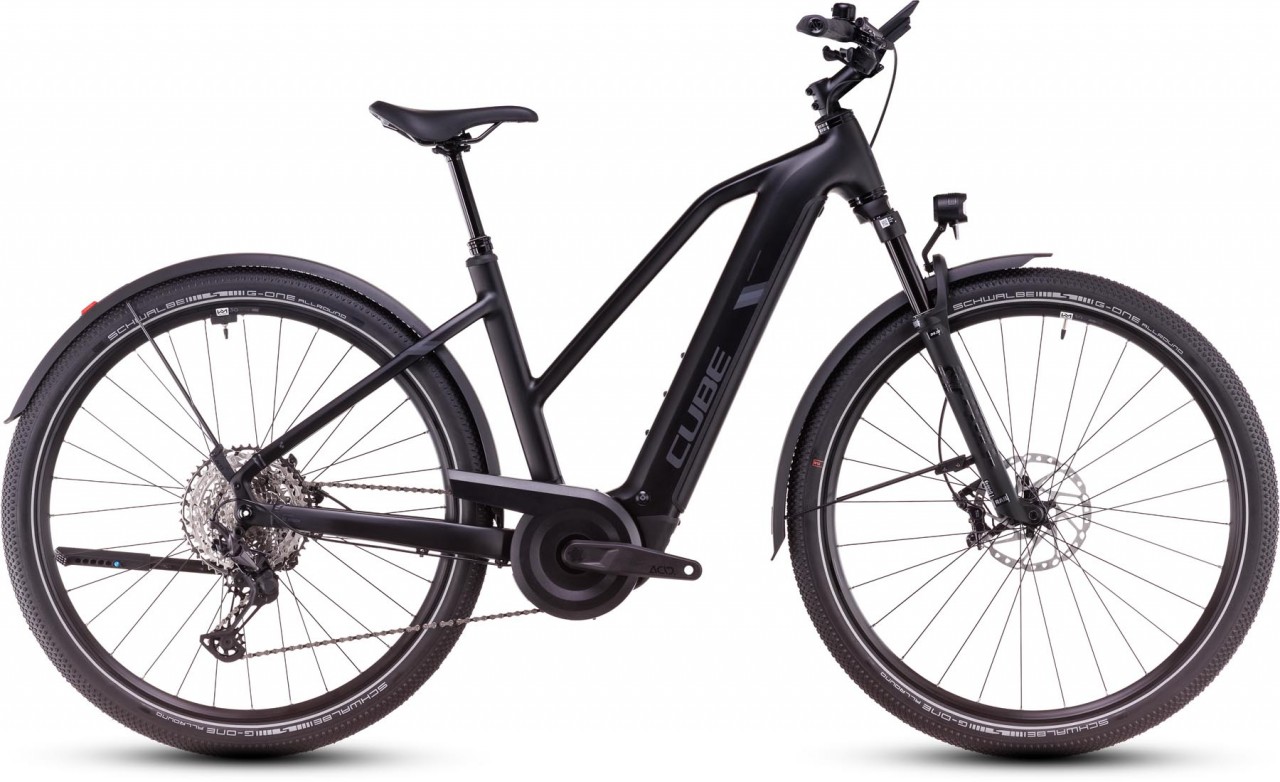 Cube Nuride Hybrid SLX Allroad 800 black n reflect 2025 - E-Bike da Trekking per Donne