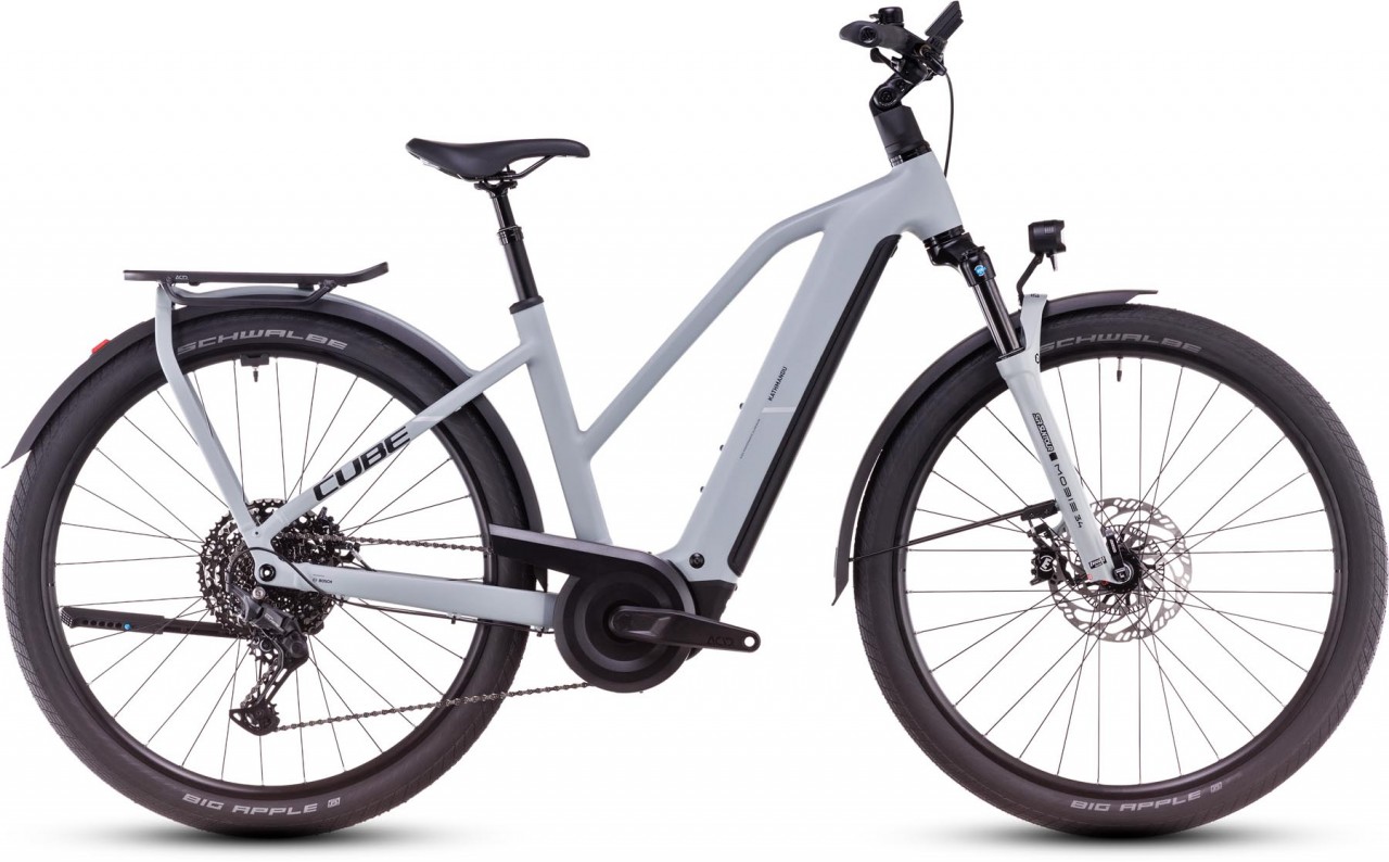 Cube Kathmandu Hybrid EX 800 haze n black 2025 - E-Bike da Trekking per Donne