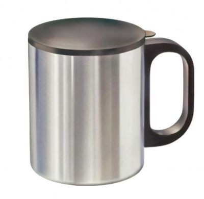 Tazza Mato con coperchio, acciaio inox - circa 0,3 litri