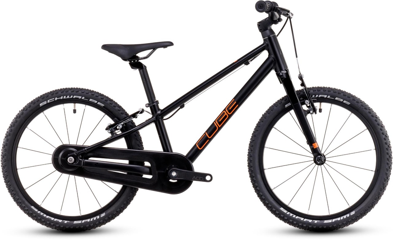 Cube Numove 180 black n orange 2025 - Bici per bambini 18 pollici