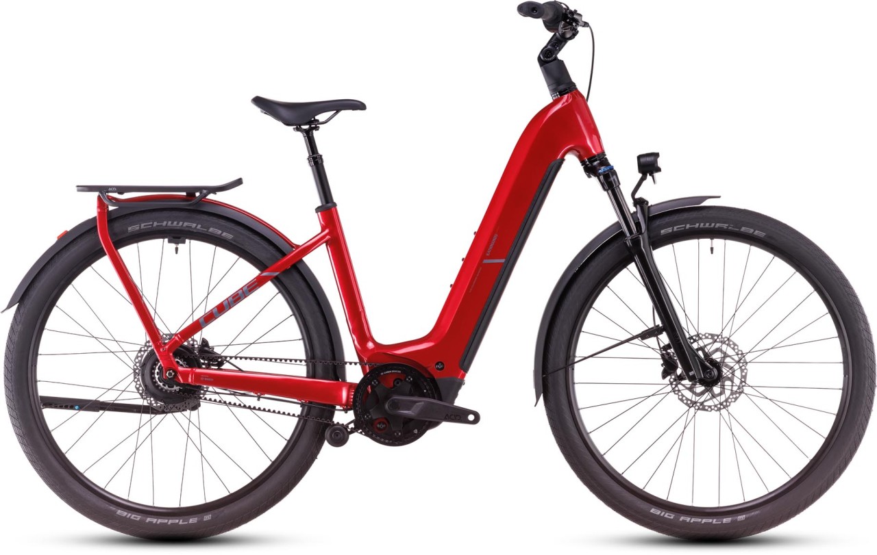 Cube Kathmandu Hybrid Comfort Pro electricred n red - E-Bike da Trekking per principianti