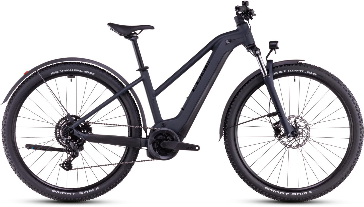 Cube Reaction Hybrid Performance 625 Allroad night n black 2025 - E-Bike Hardtail Mountainbike per Donne