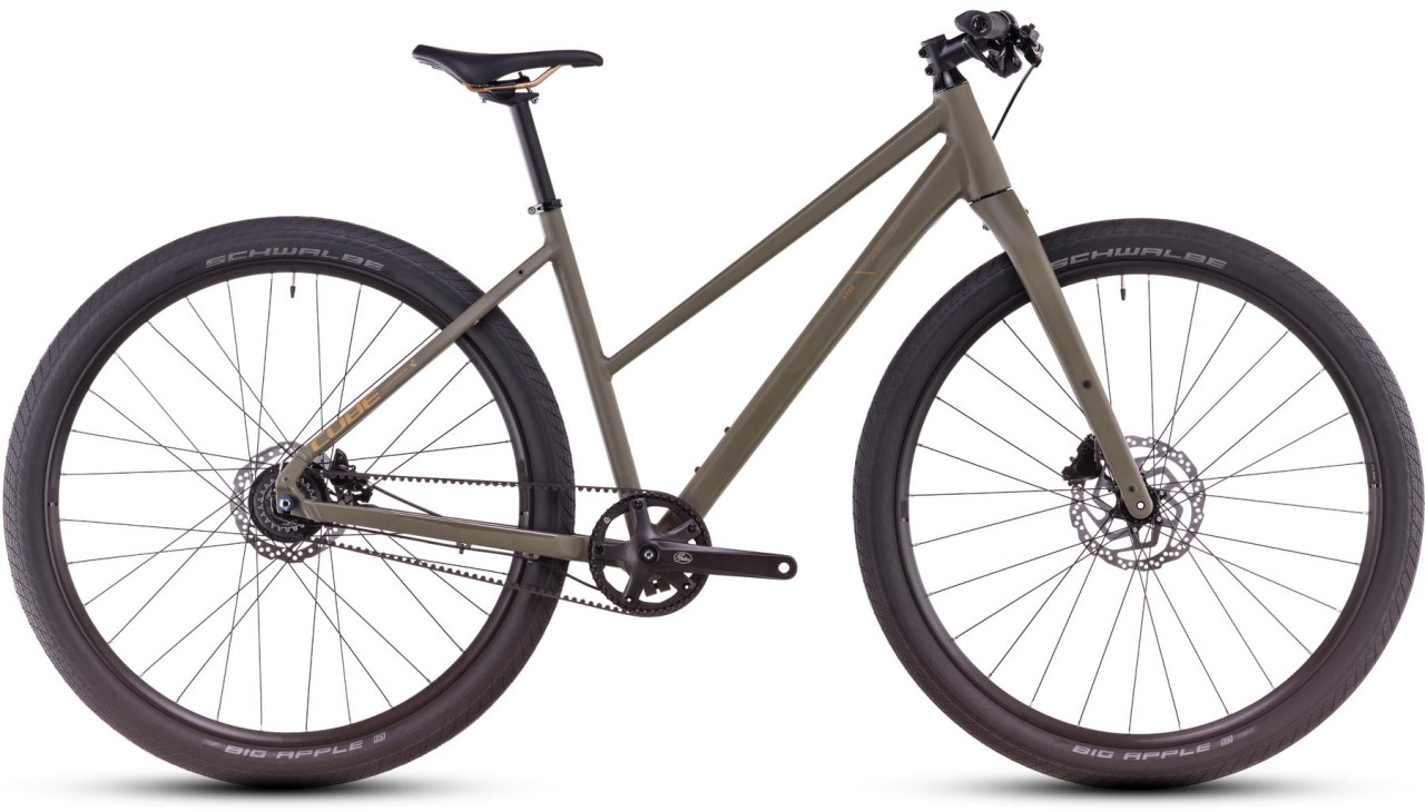 Cube Hyde Pro dustyolive n gold 2025 - Bici da Fitness per Donne