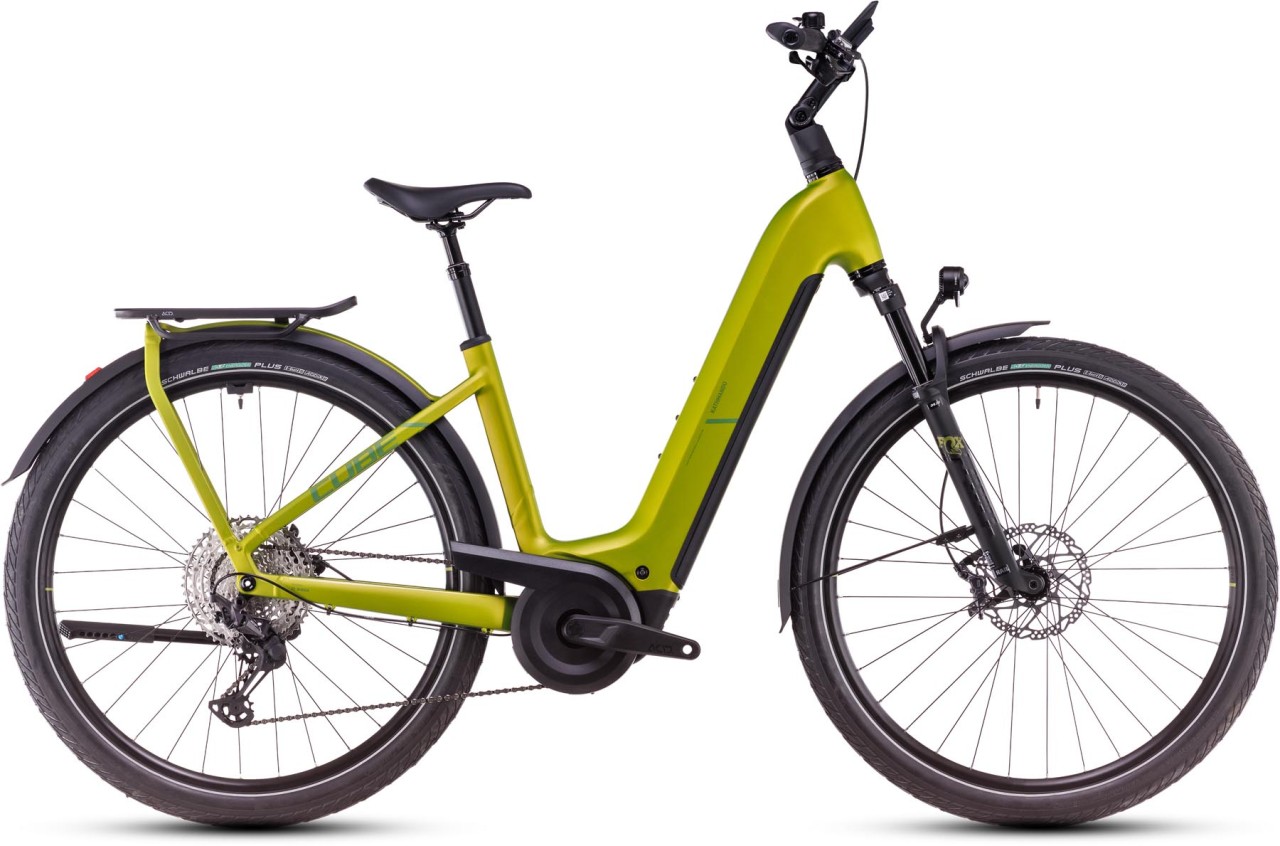 Cube Kathmandu Hybrid EXC lizard n juniper - E-Bike da Trekking per principianti