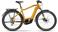 Haibike Trekking 8 metal lava/yellow gloss 2023 - E-Bike da Trekking per Uomini