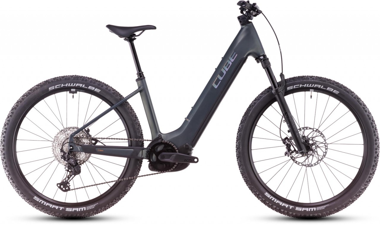 Cube Reaction Hybrid SLX 800 sagebrushgreen n prism 2025 - E-Bike Hardtail Mountainbike per principianti