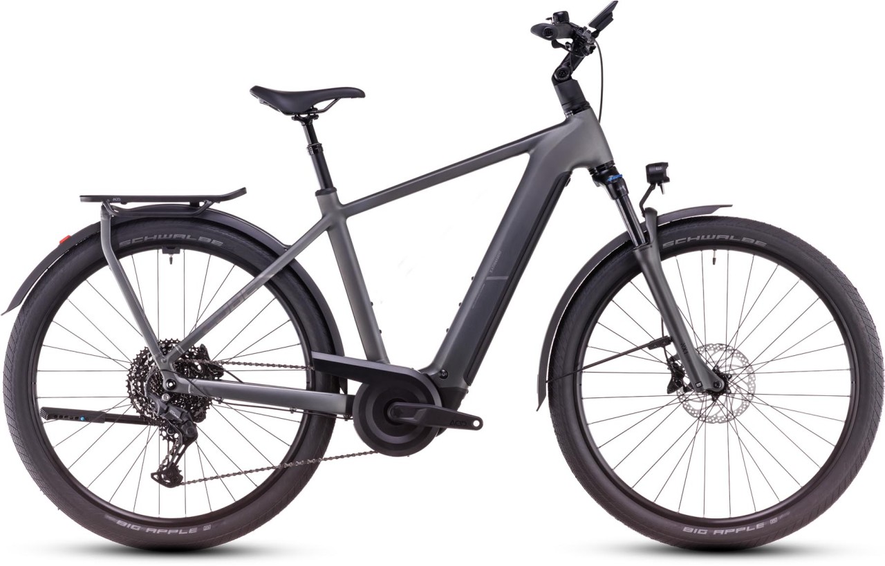 Cube Kathmandu Hybrid Pro slabgrey n chrome - E-Bike da Trekking per Uomini