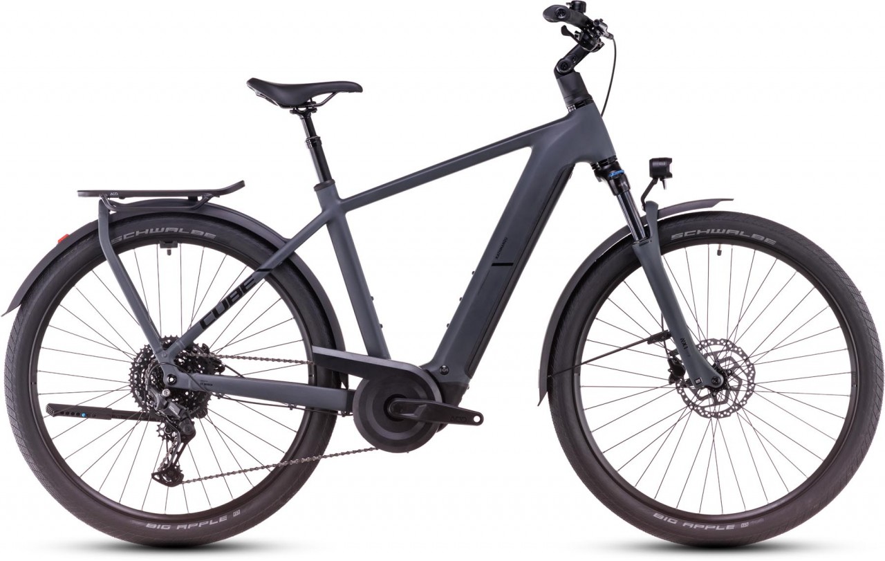 Cube Kathmandu Hybrid ONE 800 shadowgrey n black 2025 - E-Bike da Trekking per Uomini