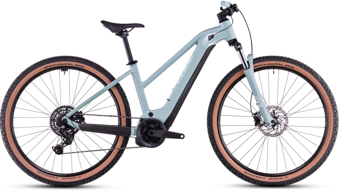 Cube Reaction Hybrid Performance 625 skylightblue n white 2025 - E-Bike Hardtail Mountainbike per Donne