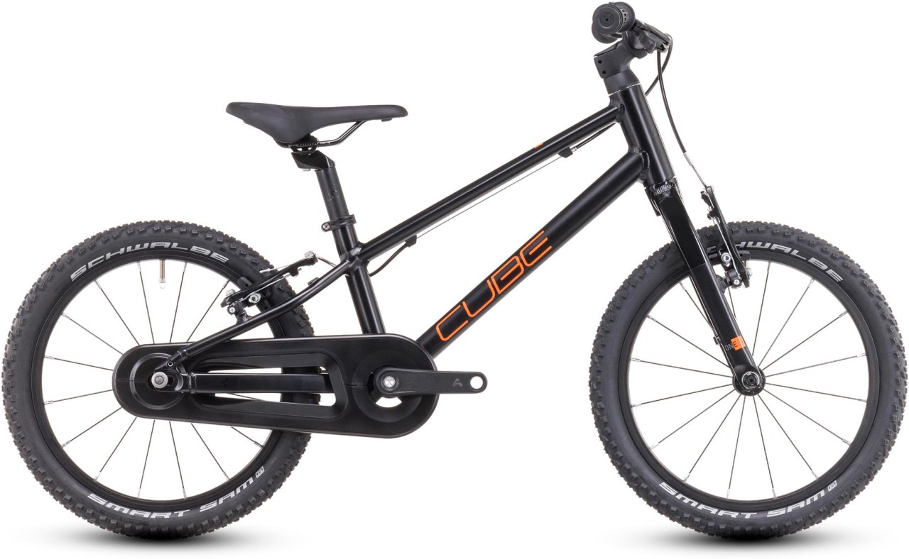 Cube Numove 160 black n orange 2025 - Bici per bambini 16 pollici