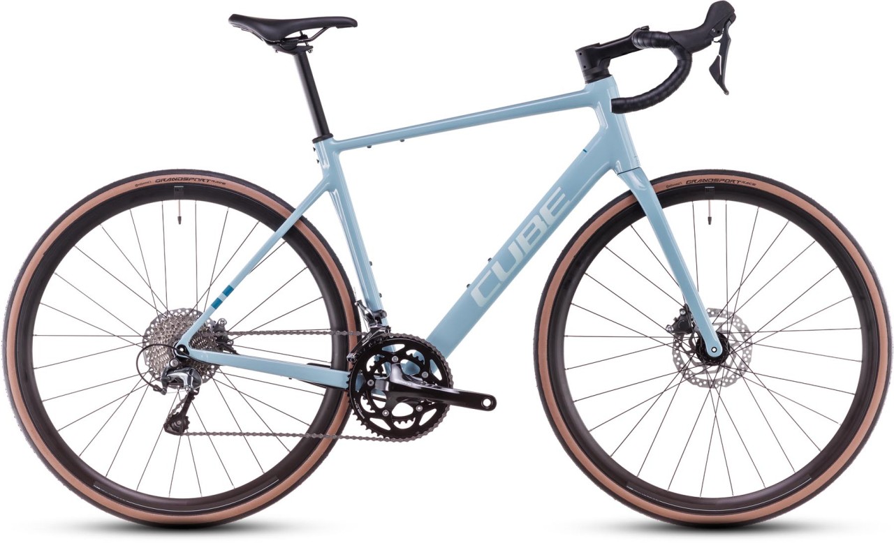 Cube Attain Race tealgrey n ice 2025 - Bici da corsa di aluminio per